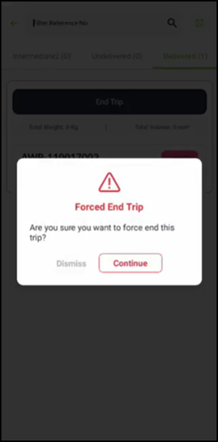 Seamless Trip handling for Second-Attempt Deliveries