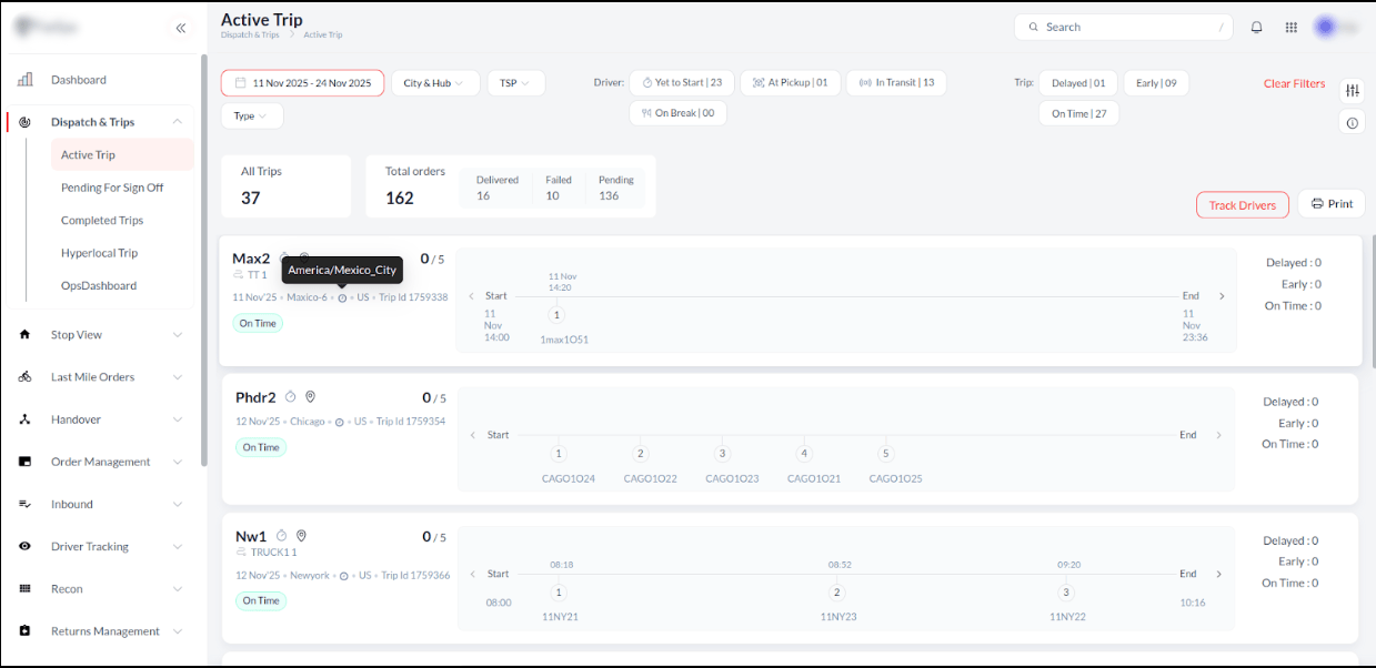 Enhanced Timezone Handling for Unified Trip Visibility and Reporting Accuracy