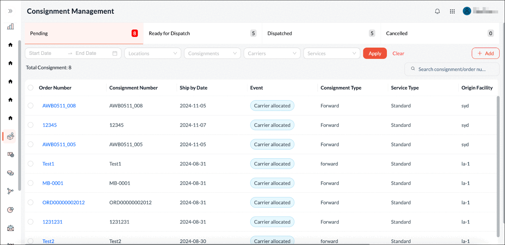 Streamlined Consignment Management for Operational Efficiency