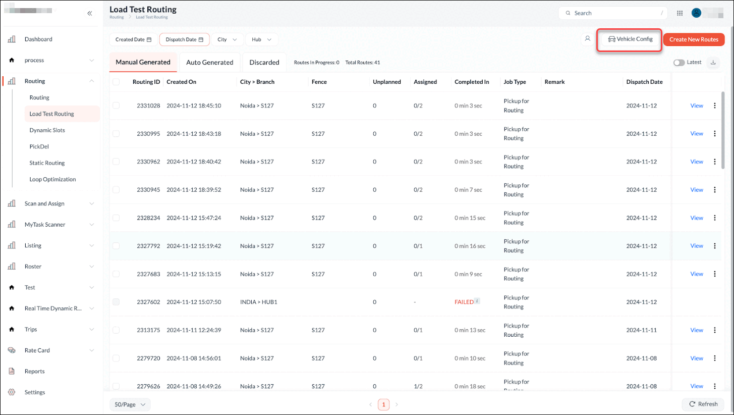 All-New Vehicle Configuration Interface