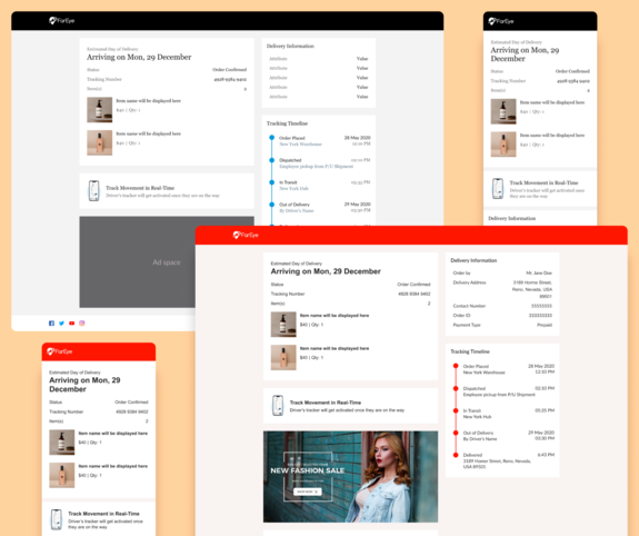 Improved Customer Delivery Tracking Portal: Tailored to elevate your brand experience