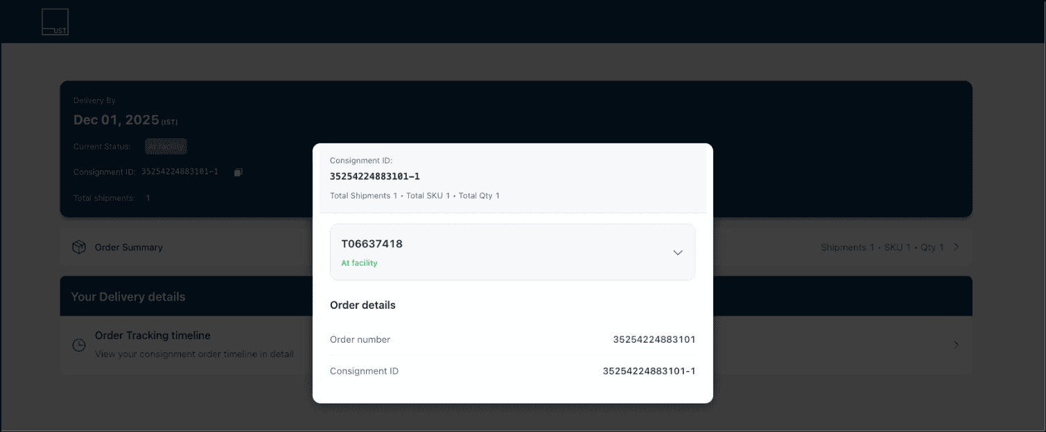 Consignment Order-Level CI Template Customization