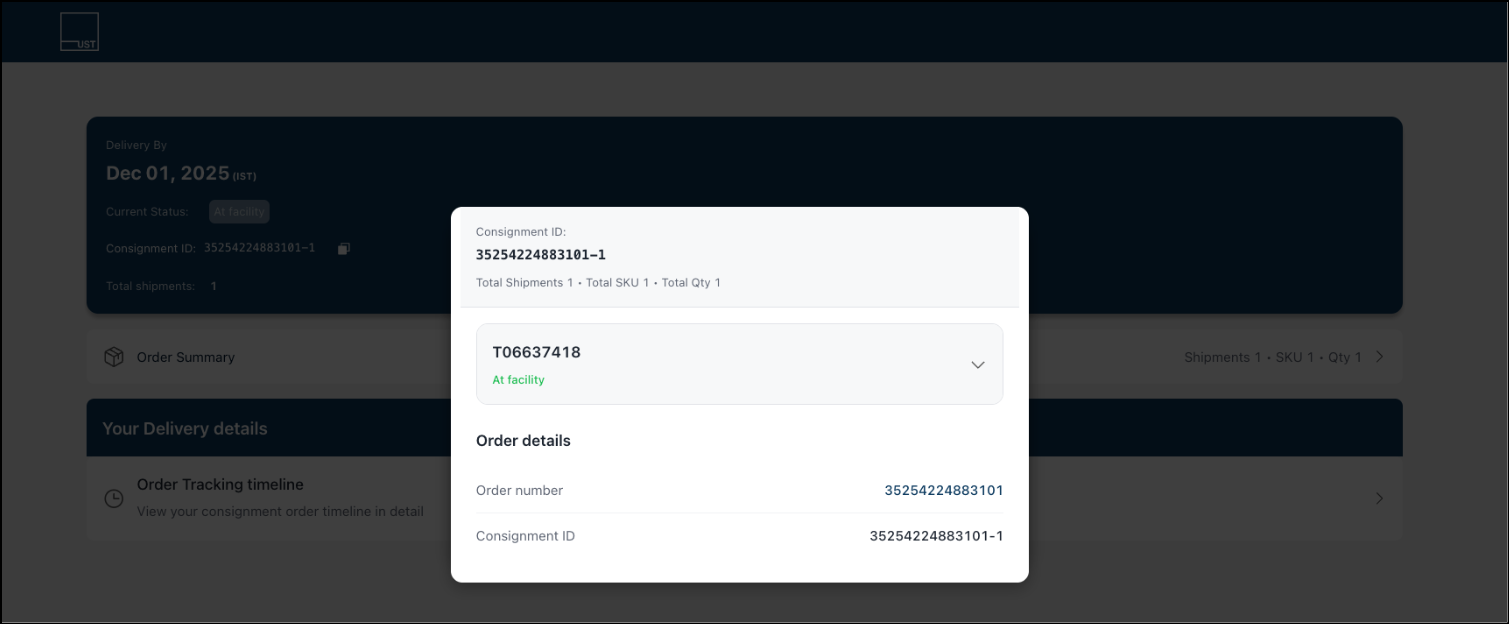 Consignment Order-Level CI Template Customization