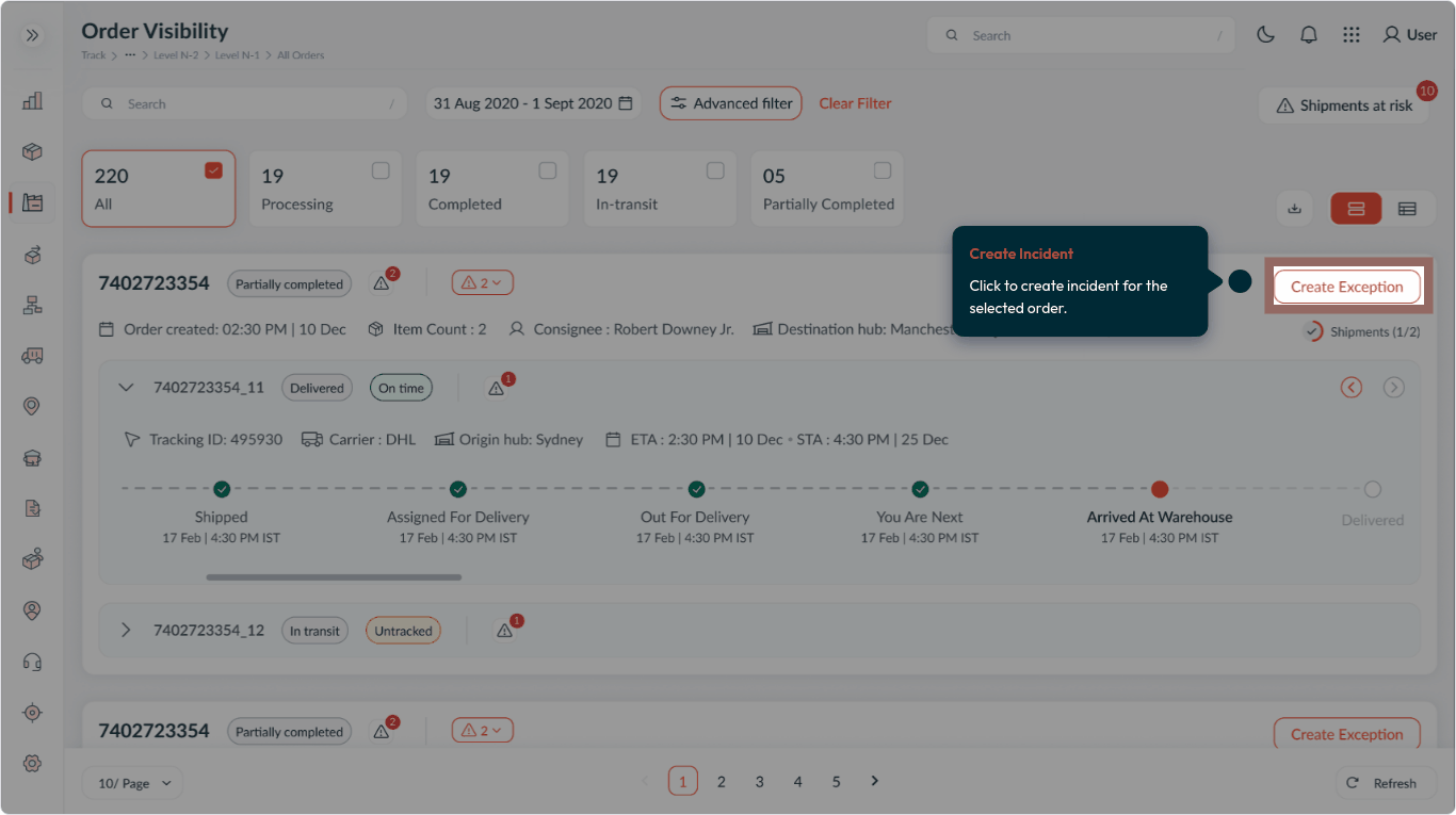 Built-In Incident Management Service