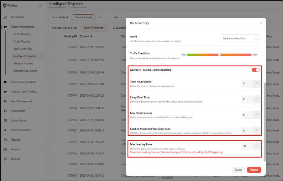 Optimized Loading Time Calculation for Big&Bulky Routing