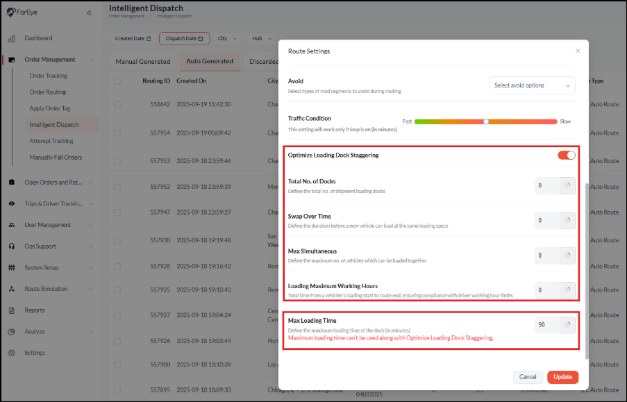 Optimized Loading Time Calculation for Big&Bulky Routing