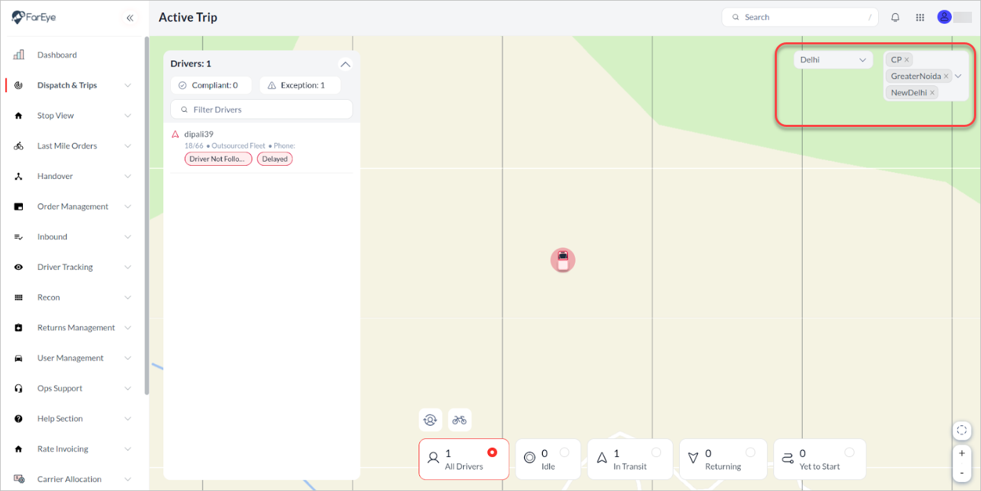 Expanded Visibility with Multi-Hub Live Tracking