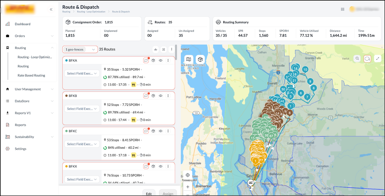 Intelligent Map Clustering for Post-Routing Visibility