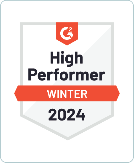 Ratings G2 Winter High performer 2024