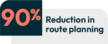 90 Reduction in route planning