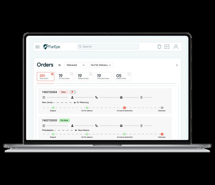 Track | Order-To-Door Delivery Visibility | FarEye